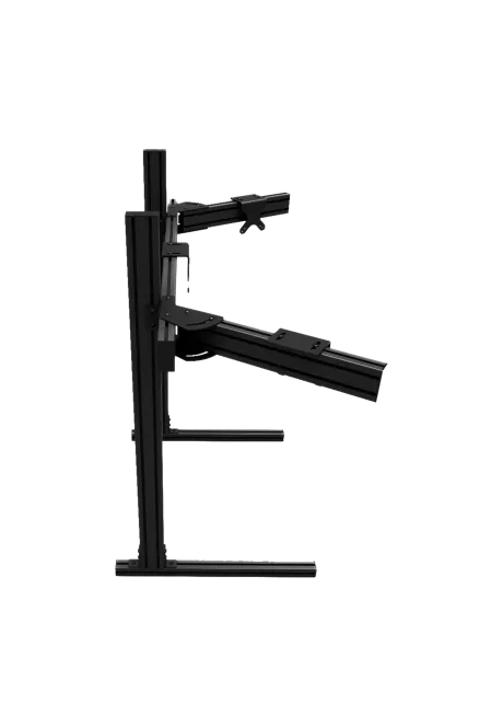 Recart Triple Monitor Stand MTS-A side view