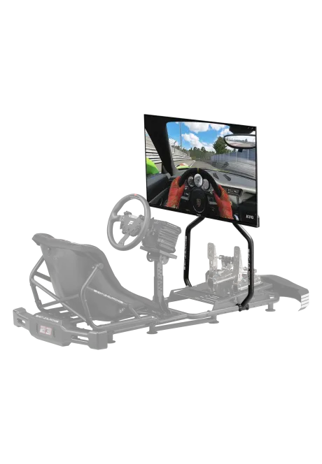 Next Level Racing Go Kart Plus Monitor Stand example of use