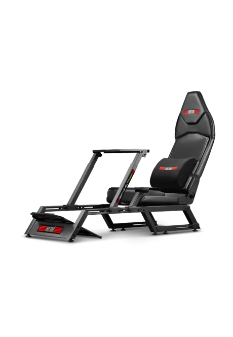 Next Level Racing F-GT Kokpit widok od przodu z lewej strony