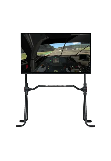 Next Level Racing Lite Stojak Na Monitor z przykładowym monitorem