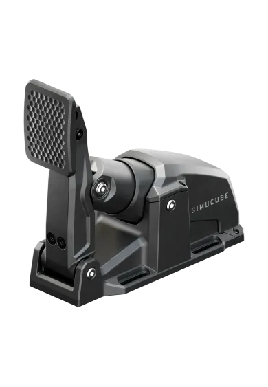 Simucube ActivePedal Sport widok od przodu z prawej