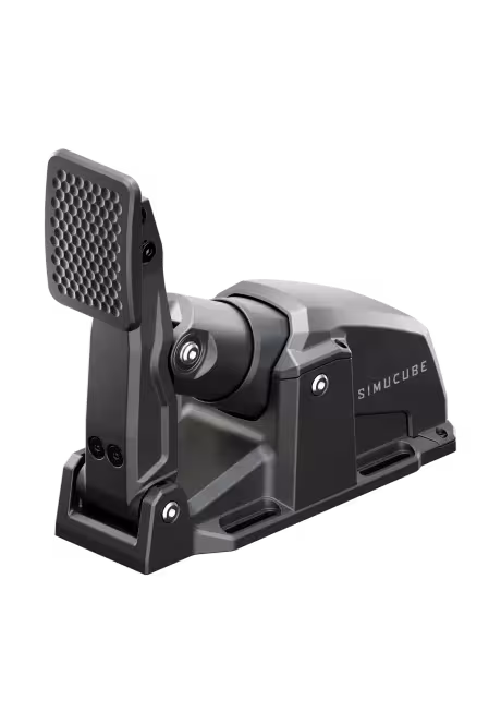 Simucube ActivePedal Sport widok od przodu z prawej