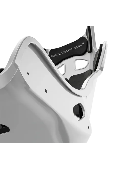 Simgasm Atlas GT Seat variant white-black bottom side view