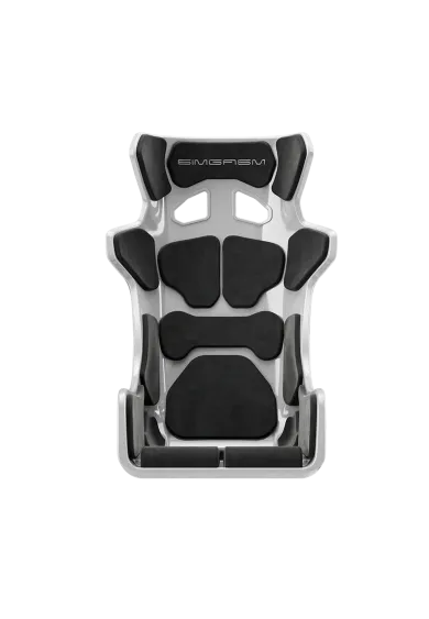 Simgasm Atlas GT Seat variant white-black front view