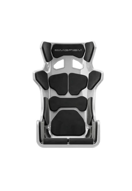 Simgasm Atlas GT Seat variant white-black front view