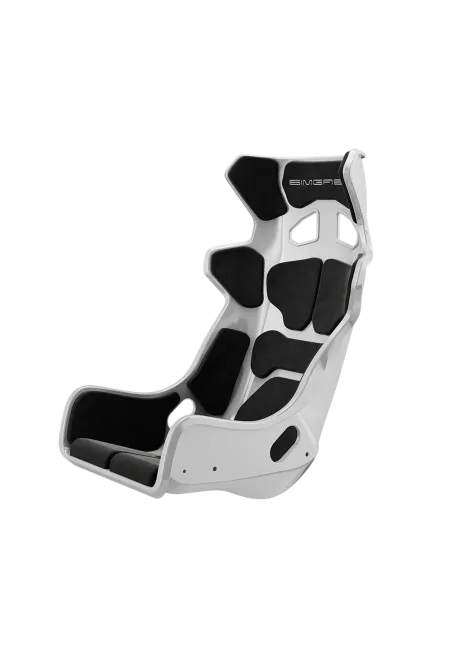 Simgasm Atlas GT Seat variant white-black front side view