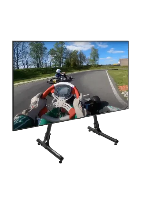 Fanatec CSL Cockpit Monitor Stand with example monitor mount