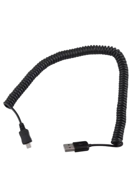 Spiral/Coil cable Micro USB simline.eu 