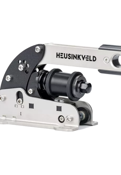 Heusinkveld Hamulec Ręczny w pozycji bocznej zbliżenie na mechanizm