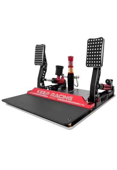 simline.euSimagic P2000 - L200RFSimagicSimagic P2000 L200RF is a 2-pedal sim racing set (throttle + brake) with a powerful 200 kg Load Cell brake and hydraulic design. No clutch – perfect for iRacing and GT racers. Fully compatible with Alpha Mini, Alpha, and Alpha U.
The carbon fiber heel plate P-C200, heel stop P-F268 and haptic motor P-HPR are not included with the Simagic P2000 pedals – they must be purchased separately.