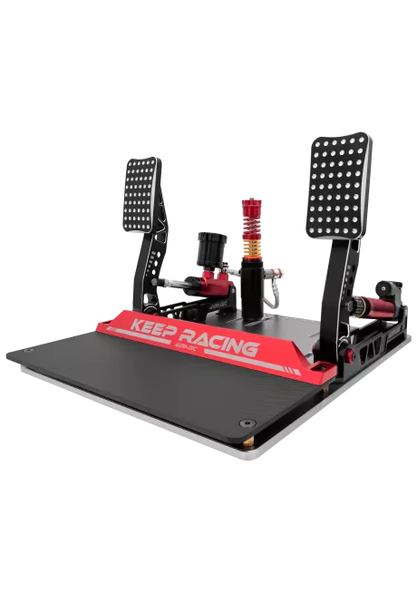 simline.euSimagic P2000 - L200RFSimagicSimagic P2000 L200RF is a 2-pedal sim racing set (throttle + brake) with a powerful 200 kg Load Cell brake and hydraulic design. No clutch – perfect for iRacing and GT racers. Fully compatible with Alpha Mini, Alpha, and Alpha U.
The carbon fiber heel plate P-C200, heel stop P-F268 and haptic motor P-HPR are not included with the Simagic P2000 pedals – they must be purchased separately.