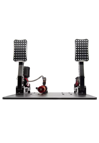 simline.euSimagic P2000 - L200RFSimagicSimagic P2000 L200RF is a 2-pedal sim racing set (throttle + brake) with a powerful 200 kg Load Cell brake and hydraulic design. No clutch – perfect for iRacing and GT racers. Fully compatible with Alpha Mini, Alpha, and Alpha U.
The carbon fiber heel plate P-C200, heel stop P-F268 and haptic motor P-HPR are not included with the Simagic P2000 pedals – they must be purchased separately.
