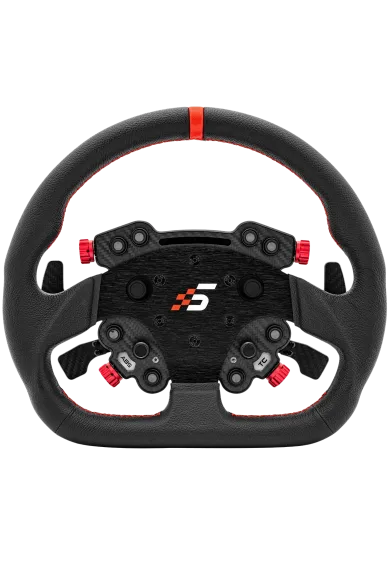 Simagic GT Pro Hub(K) D-Shape Leather widok od przodu