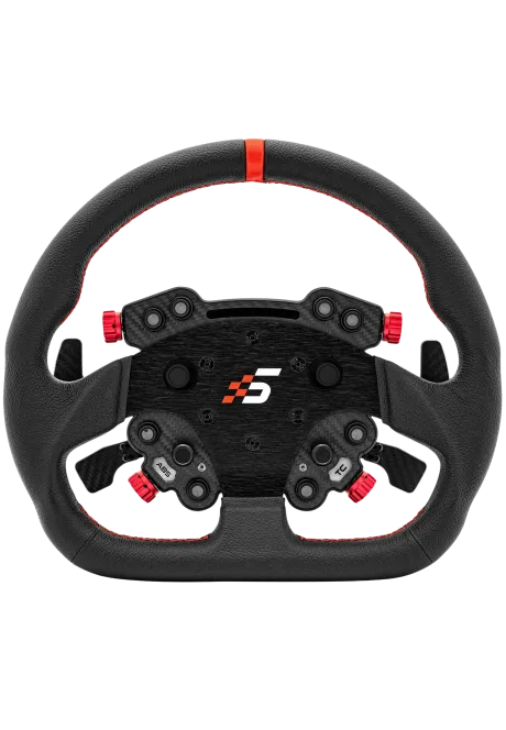 Simagic GT Pro Hub(K) D-Shape Leather widok od przodu