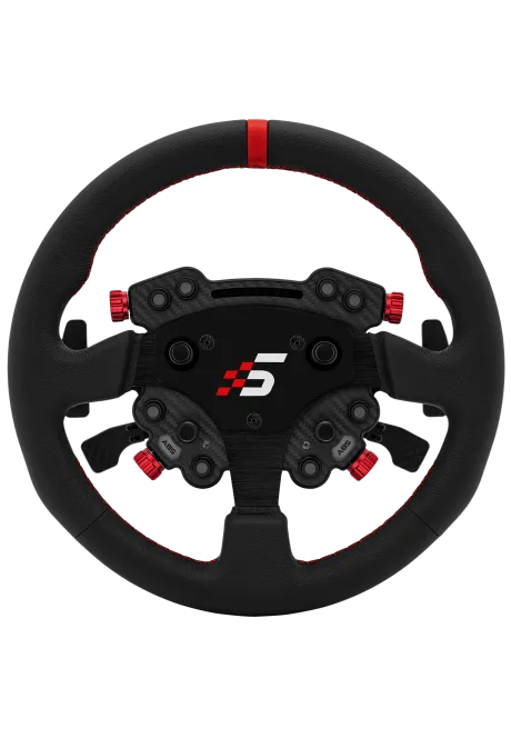 Simagic GT Pro Hub(K) Round Leather front view