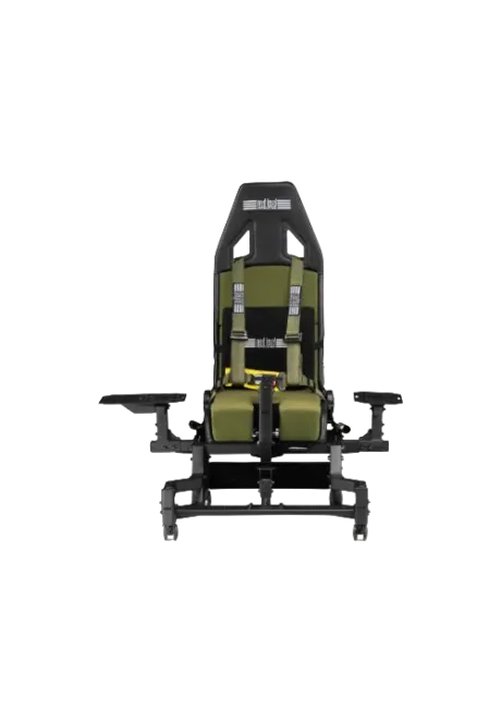 Next Level Racing Cockpit Boeing Flight Simulator Military front view