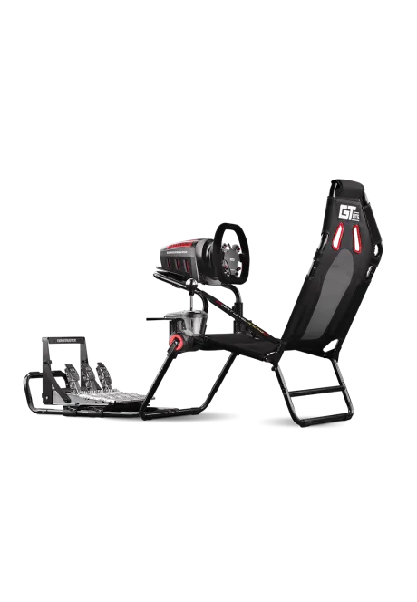 Next Level Racing Kokpit GT-Lite widok od tyłu z lewej w przykładowej konfiguracji