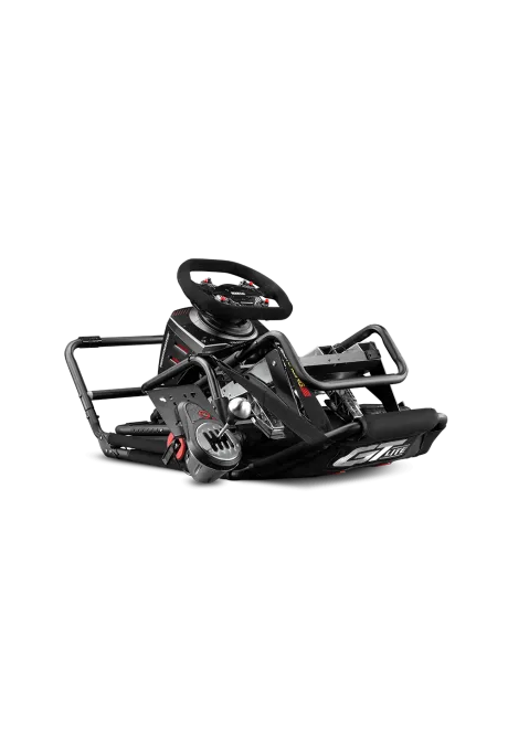 Next Level Racing Kokpit GT-Lite w pozycji złożonej w przykładowej konfiguracji