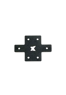 SimXPro 2x Cross Connector Plate - 3mm - 40-80 - Black