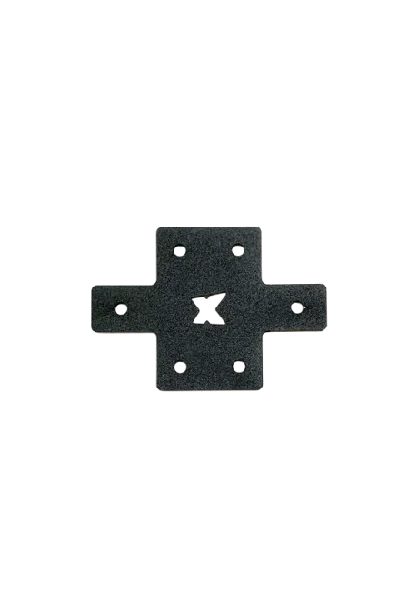 SimXPro 2x Cross Connector Plate - 3mm - 40-80 - Black simline.eu 