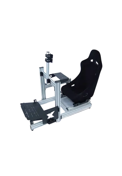 SimXPro Basic Single Integrated Monitor Mount R80-X80 Example Configuration