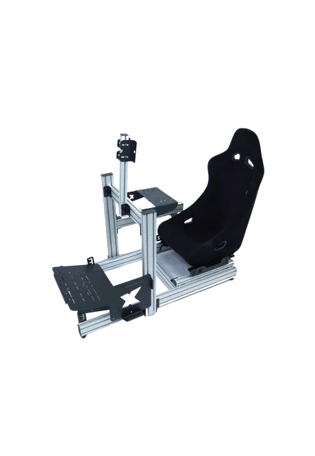 SimXPro Basic Single Integrated Monitor Mount R80-X80 Example Configuration