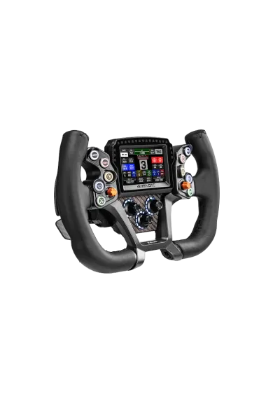 Simagic Zeus GT front view left side with additional display magicdash 4