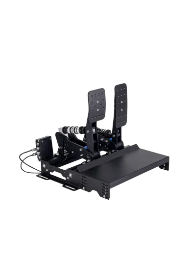 VNM Pedal Heel Rest example of use with 2 pedals