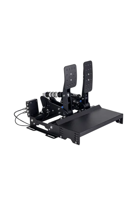 VNM Pedal Heel Rest example of use with 2 pedals