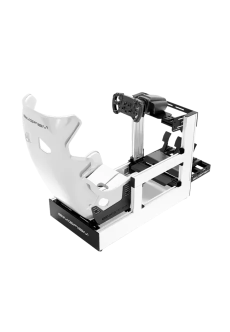 Simgasm Pro White example setup rear view