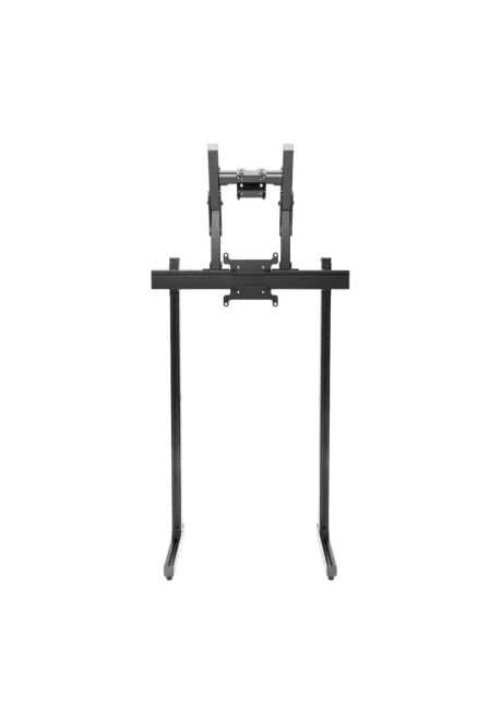 Simgasm Apex Stojak Na 2 Monitory czarny widok od przodu