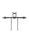 Simgasm Apex Quad Monitor Stand black front view