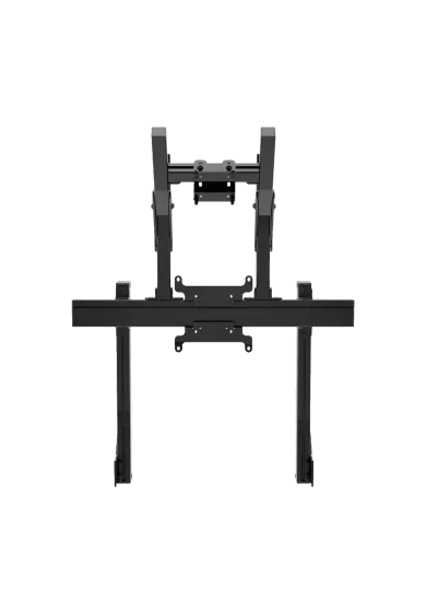 Simgasm Apex Integrated Dual Monitor Stand black front view