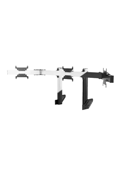 Simgasm Apex Integrated Triple Monitor Stand color comparison
