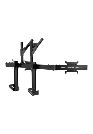 Simgasm Apex Integrated Quad Monitor Stand rear side