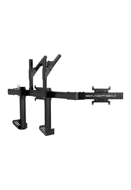 Simgasm Apex Integrated Quad Monitor Stand rear side