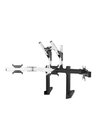 Simgasm Apex Integrated Quad Monitor Stand color comparison