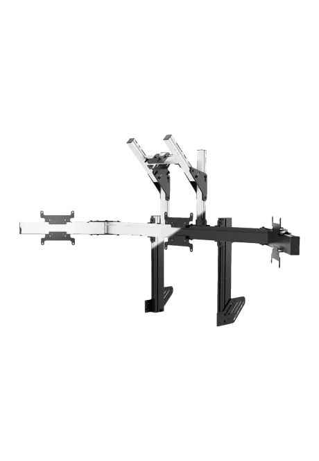 Simgasm Apex Integrated Quad Monitor Stand color comparison