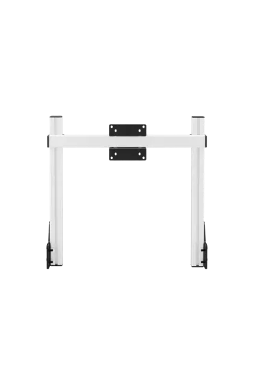 Simgasm Core Integrated Monitor Stand white front view