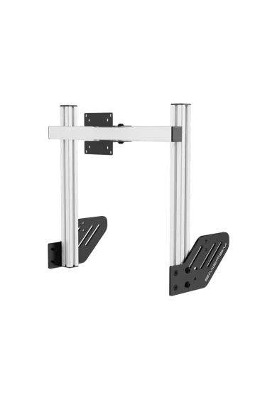 Simgasm Core Integrated Monitor Stand white front right side view