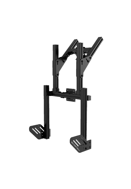 Simgasm Core Integrated Dual Monitor Stand rear view