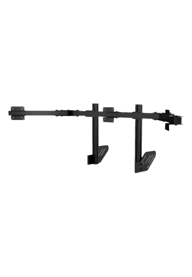 Simgasm Core Integrated Triple Monitor Stand black front right view
