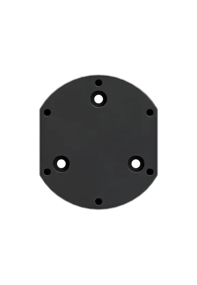 Simucube 3 Adapter 70mm screw holes view upside down
