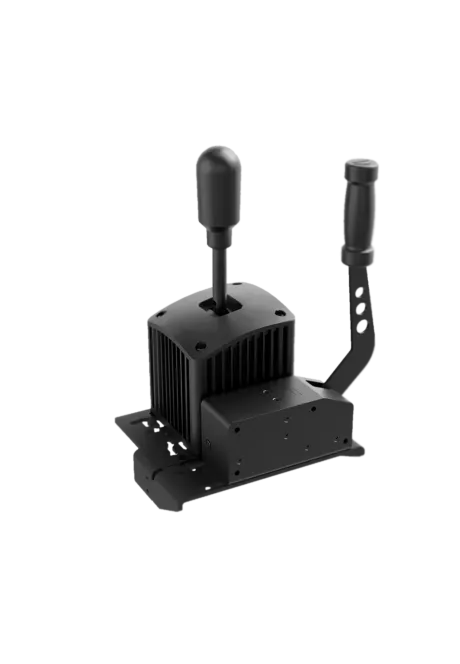 Simgasm Shifter & Handbrake Mount with accessory shifter and handbrake