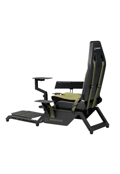 Next Level Racing Kokpit Boeing Flight Simulator Military widok od tyłu z prawej
