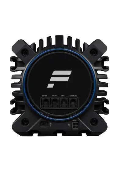 Fanatec CSL DD wheelbase rear centered view