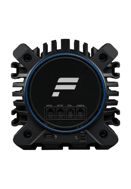 Fanatec CSL DD wheelbase rear centered view