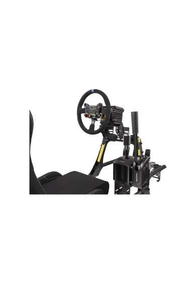 Fanatec CSL Cockpit V1.5 zoom of example peripherials