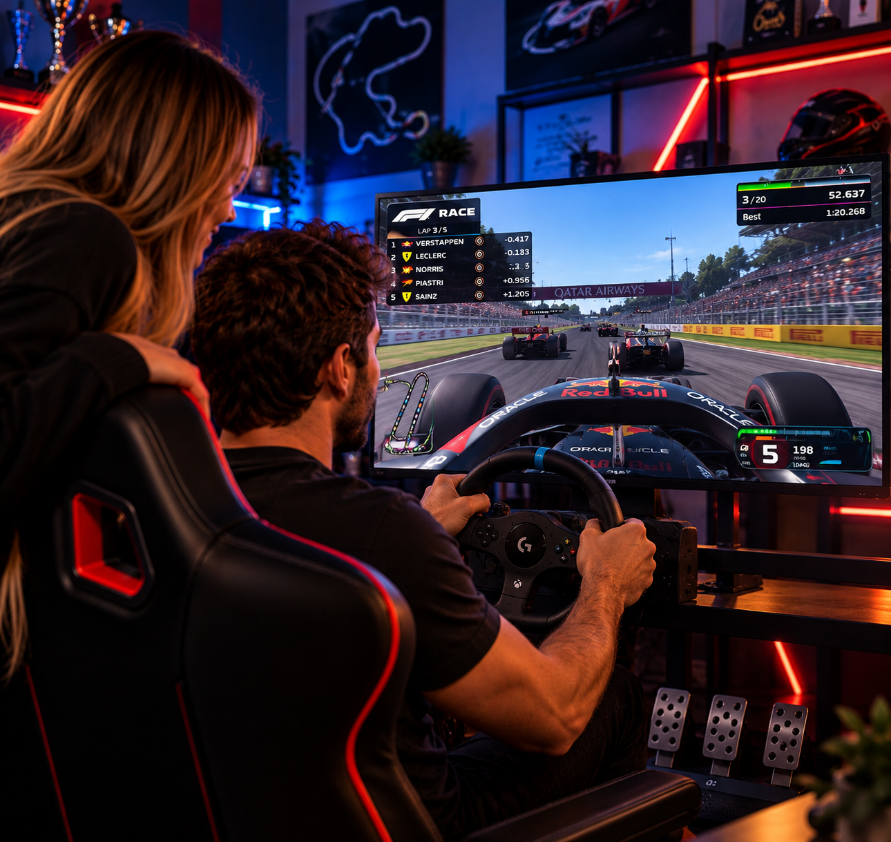 the idea of gift for f1 and simracing fan